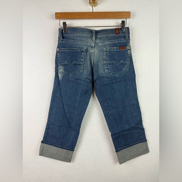 7FAM "A Pocket" Cropped Jeans - Picture 1 of 5